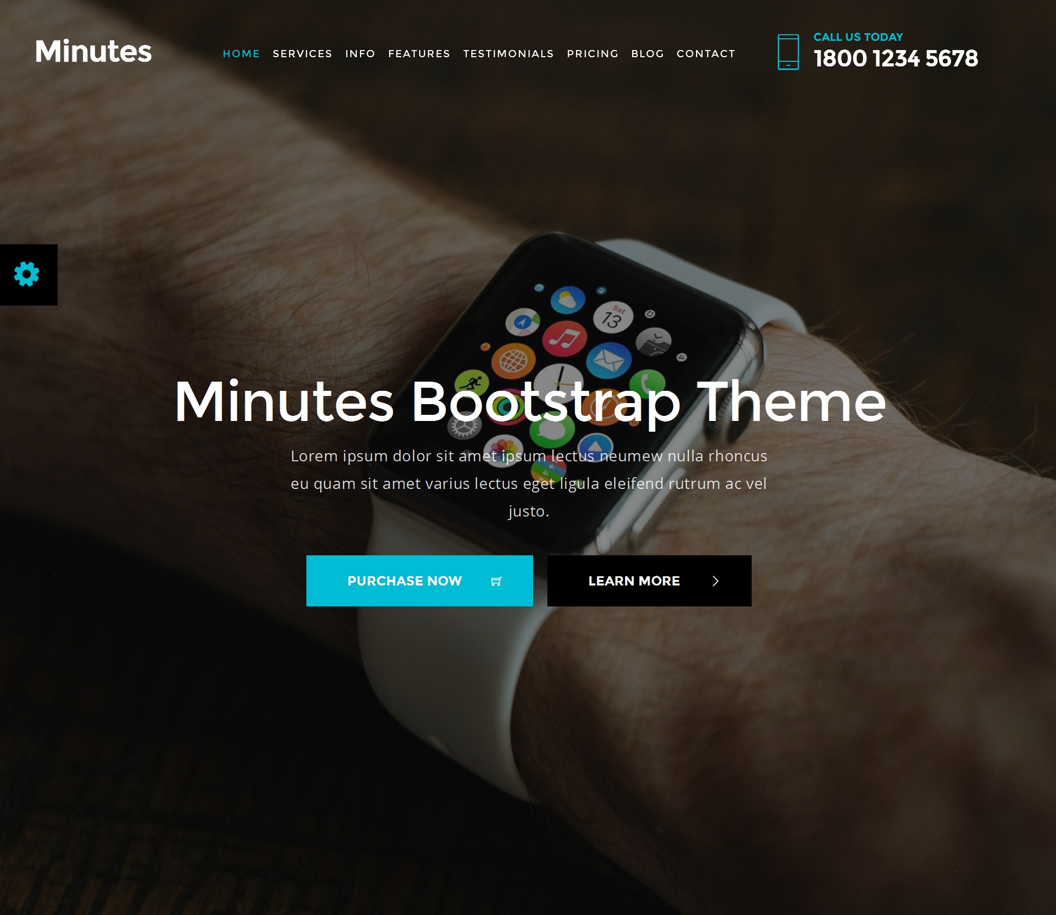 Mobile Bootstrap OnePage Theme