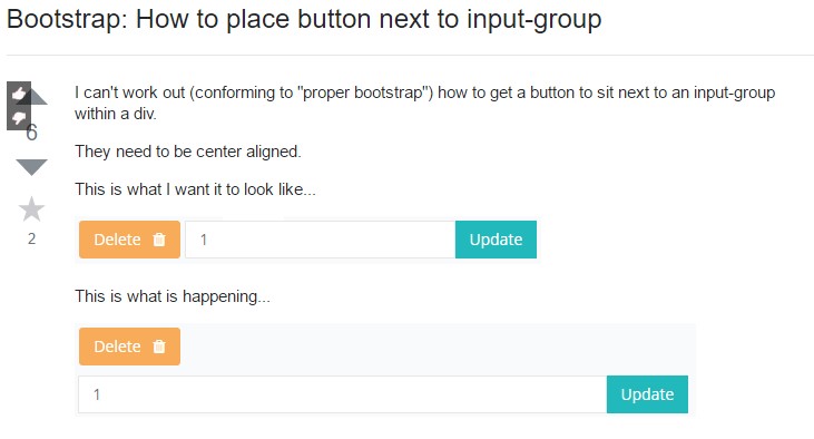  The ways to  set button  upon input-group