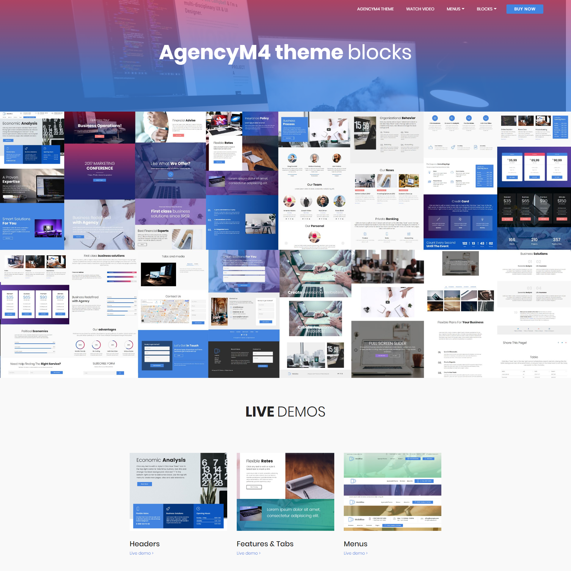 HTML Bootstrap AgencyM4 Templates