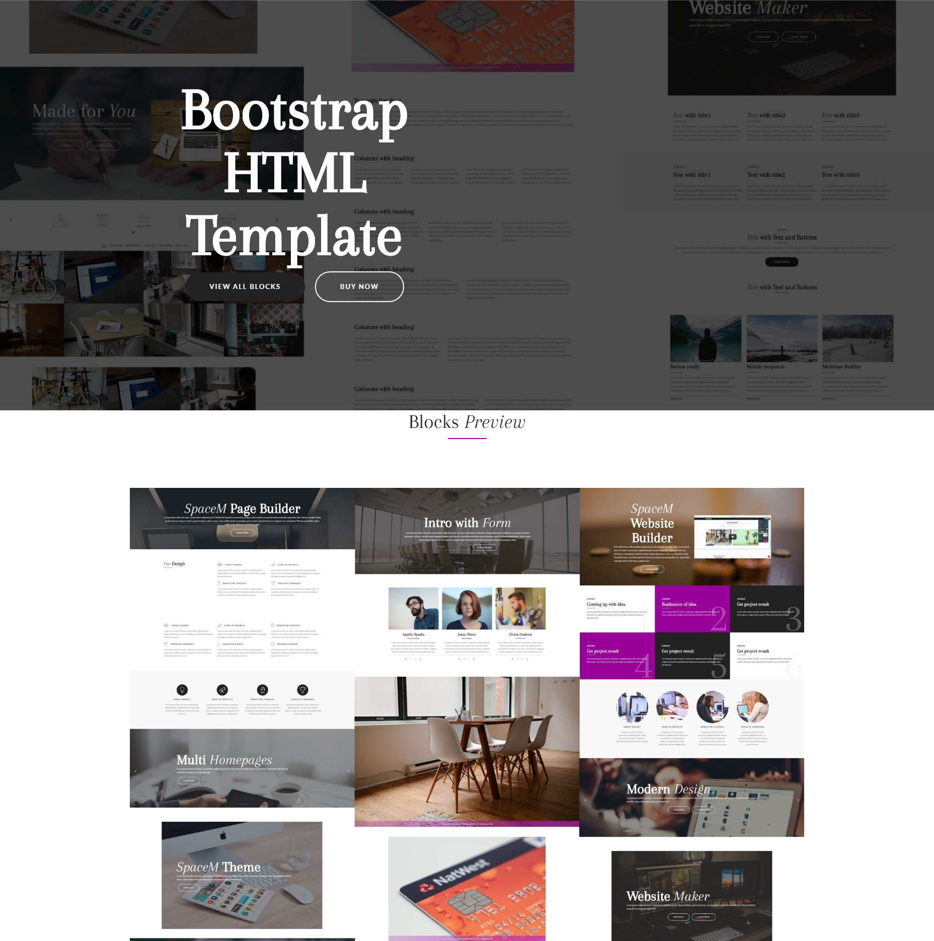 Free Bootstrap HTML Templates