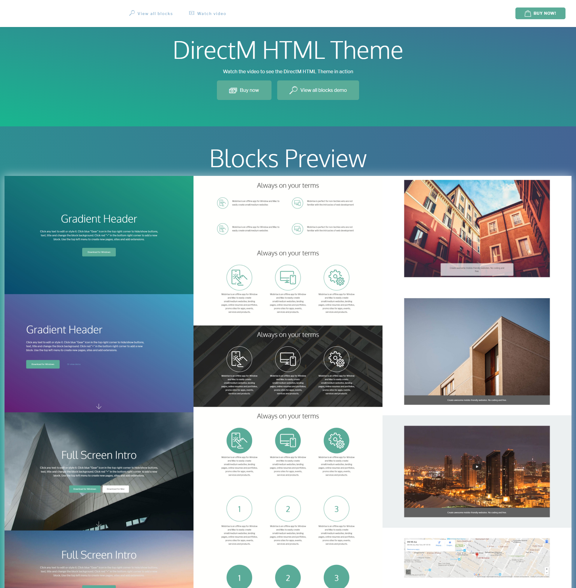 HTML5 Bootstrap DirectM Templates