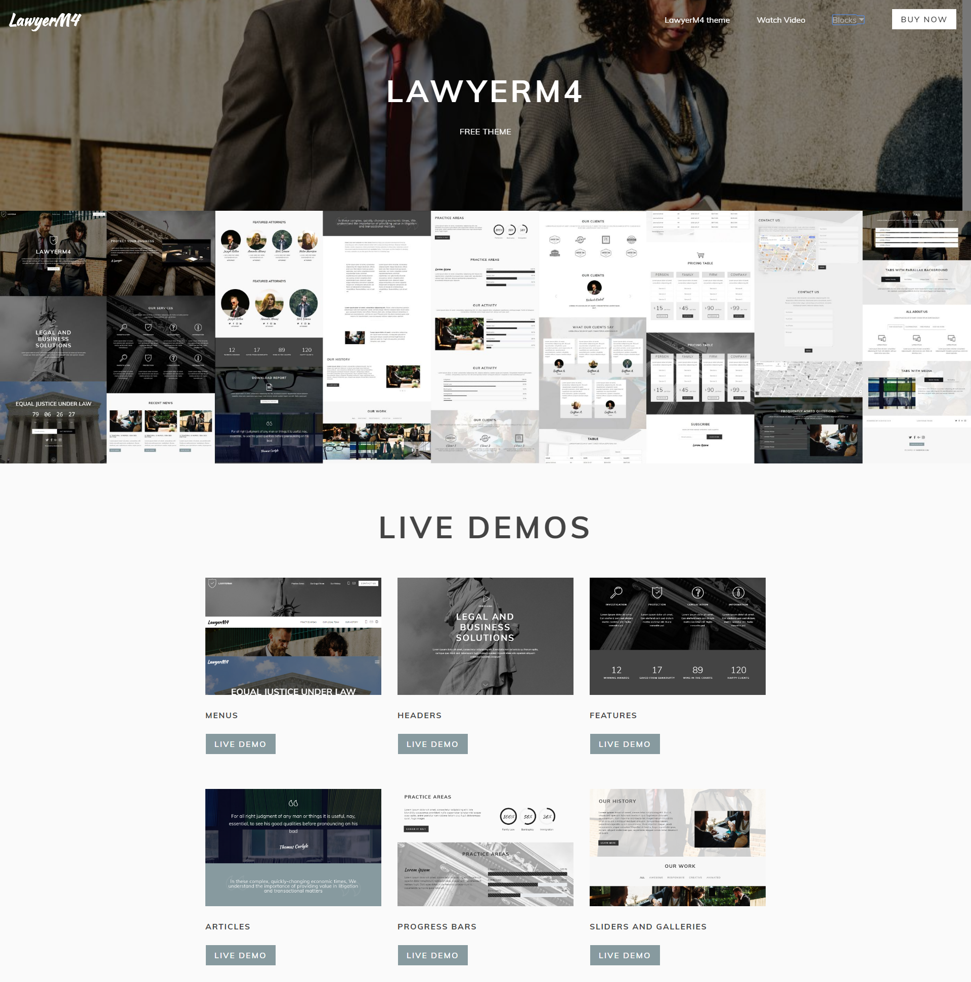 HTML5 Bootstrap LawyerM4 Templates