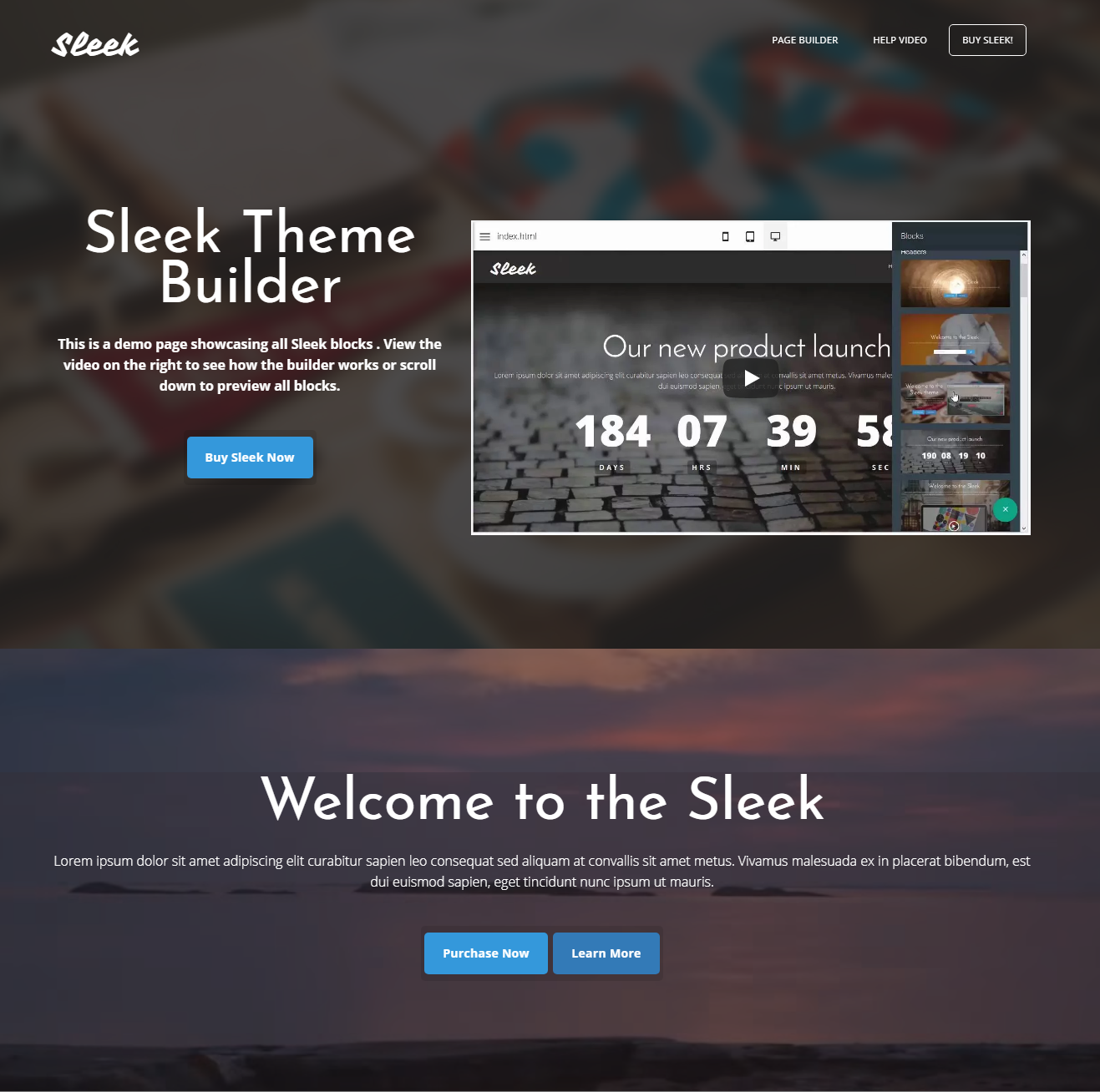 Responsive Bootstrap Sleek Themes