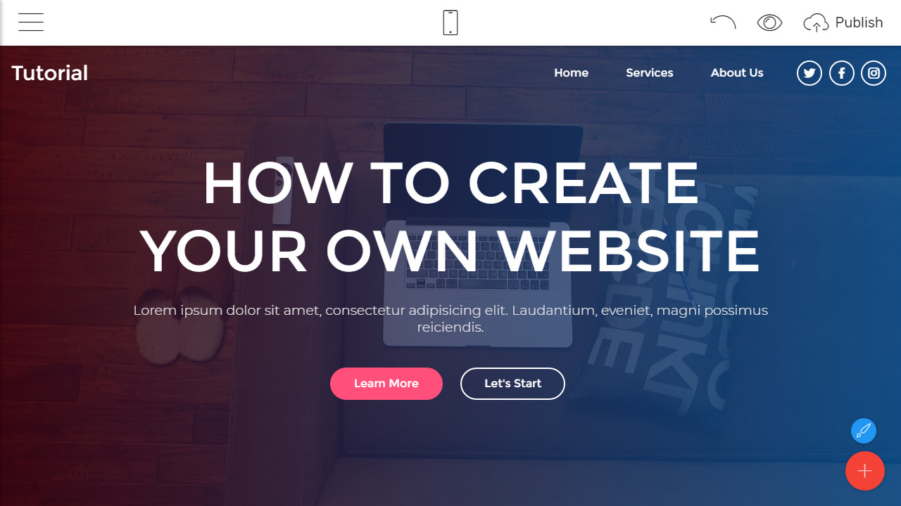 how to create a website for free